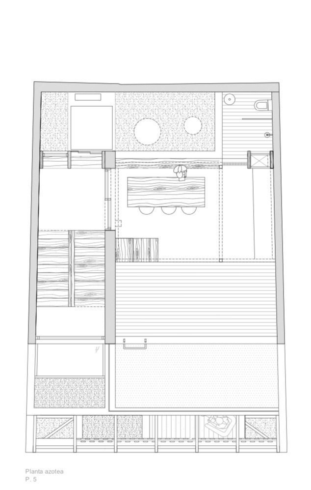45 Planta de cubiertas: solarium / piscina