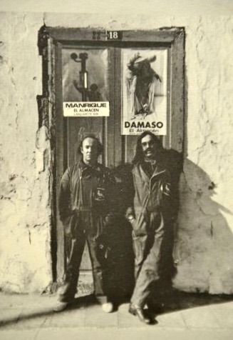 2 César Manrique y Pepe Dámaso en El Almacén