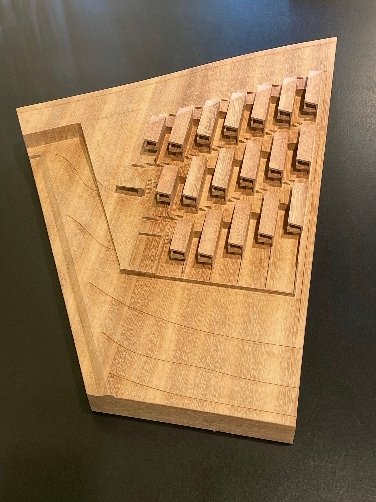 20 Fotografía de Tati Bencomo: Maqueta de José Baucells, Modulare, en la exposición
