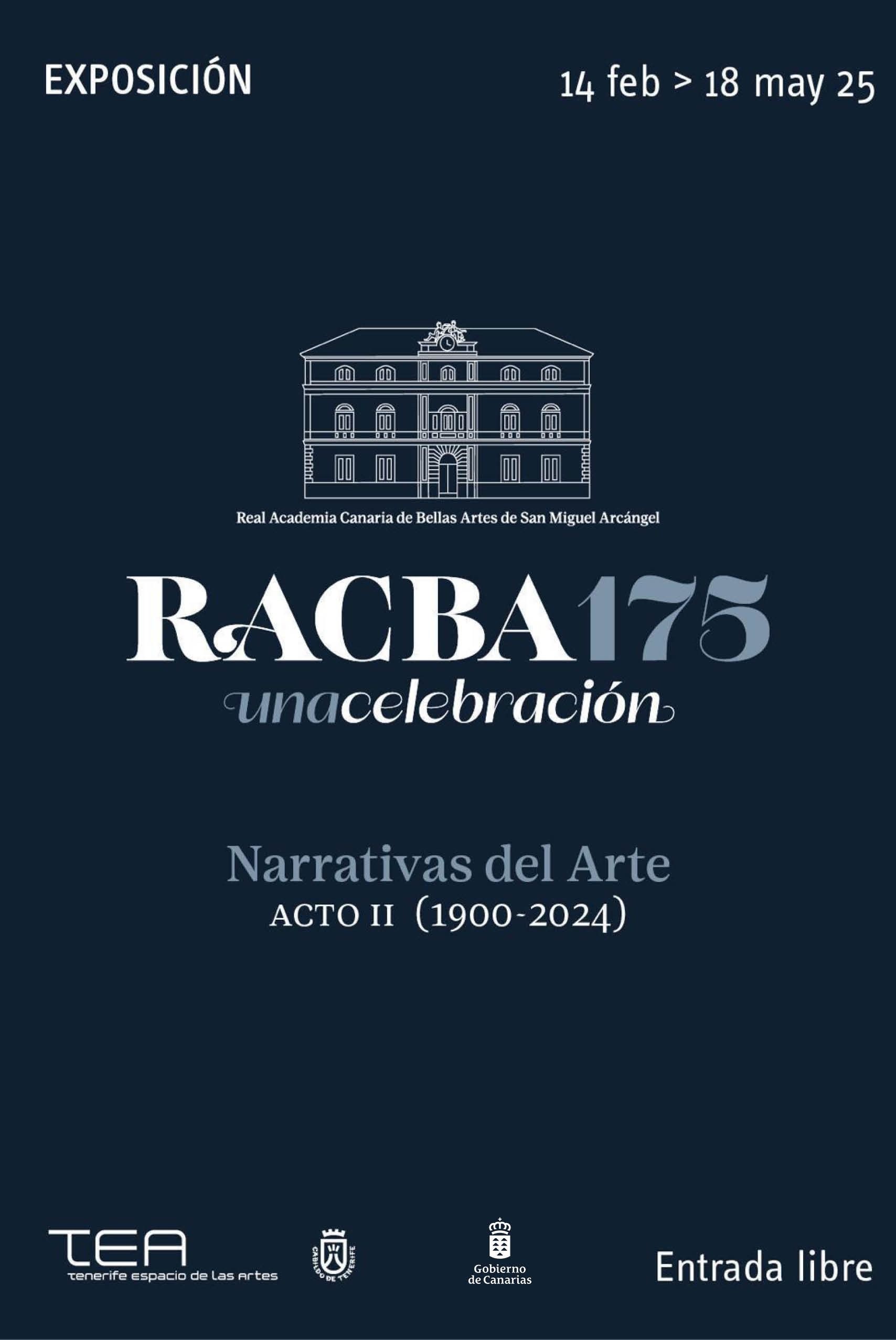 01 RACBA175: Narrativas del Arte. Acto II ( 1900-2024 ) - TEA Tenerife espacio de las artes, 14 de febrero - 18 de mayo
